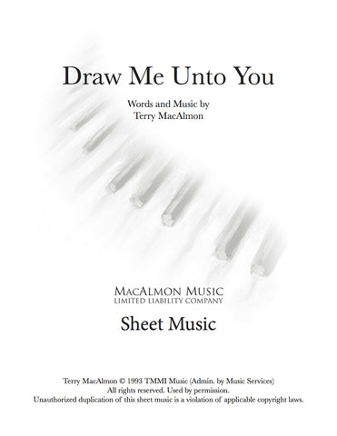 Draw Me Unto You-Sheet Music (PDF Download) + Lead Sheet