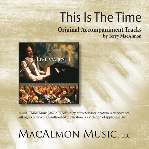 This Is The Time (Accompaniment Tracks Download)