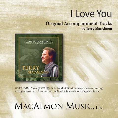 I Love You (Accompaniment Tracks Download)
