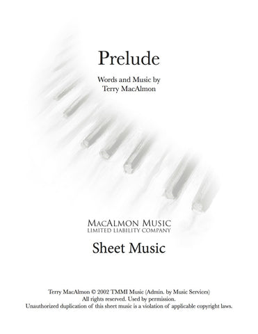 Prelude-Sheet Music (PDF Download)